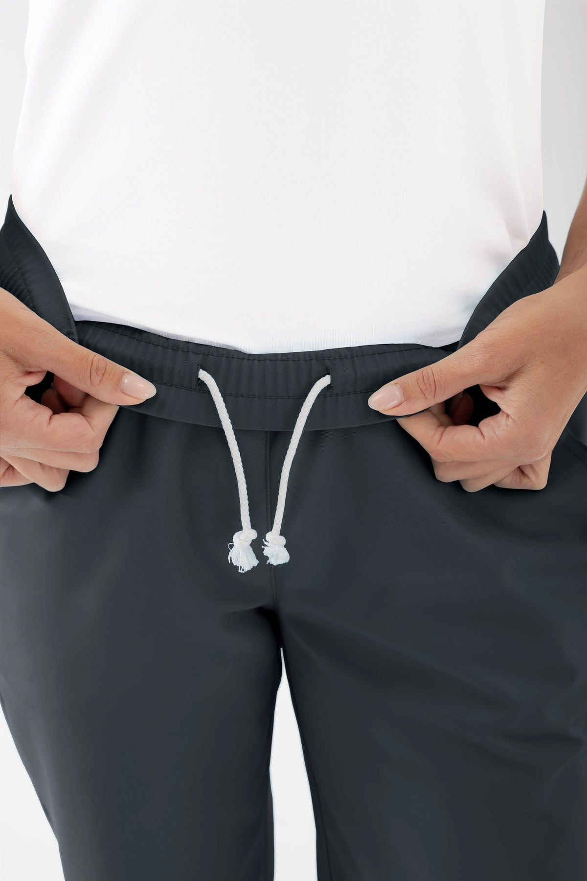 JUST STRONG Hose Damen - Gummibund anthrazit