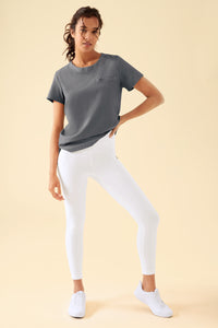 KAERE Leggings Damen - super elastisch weiß