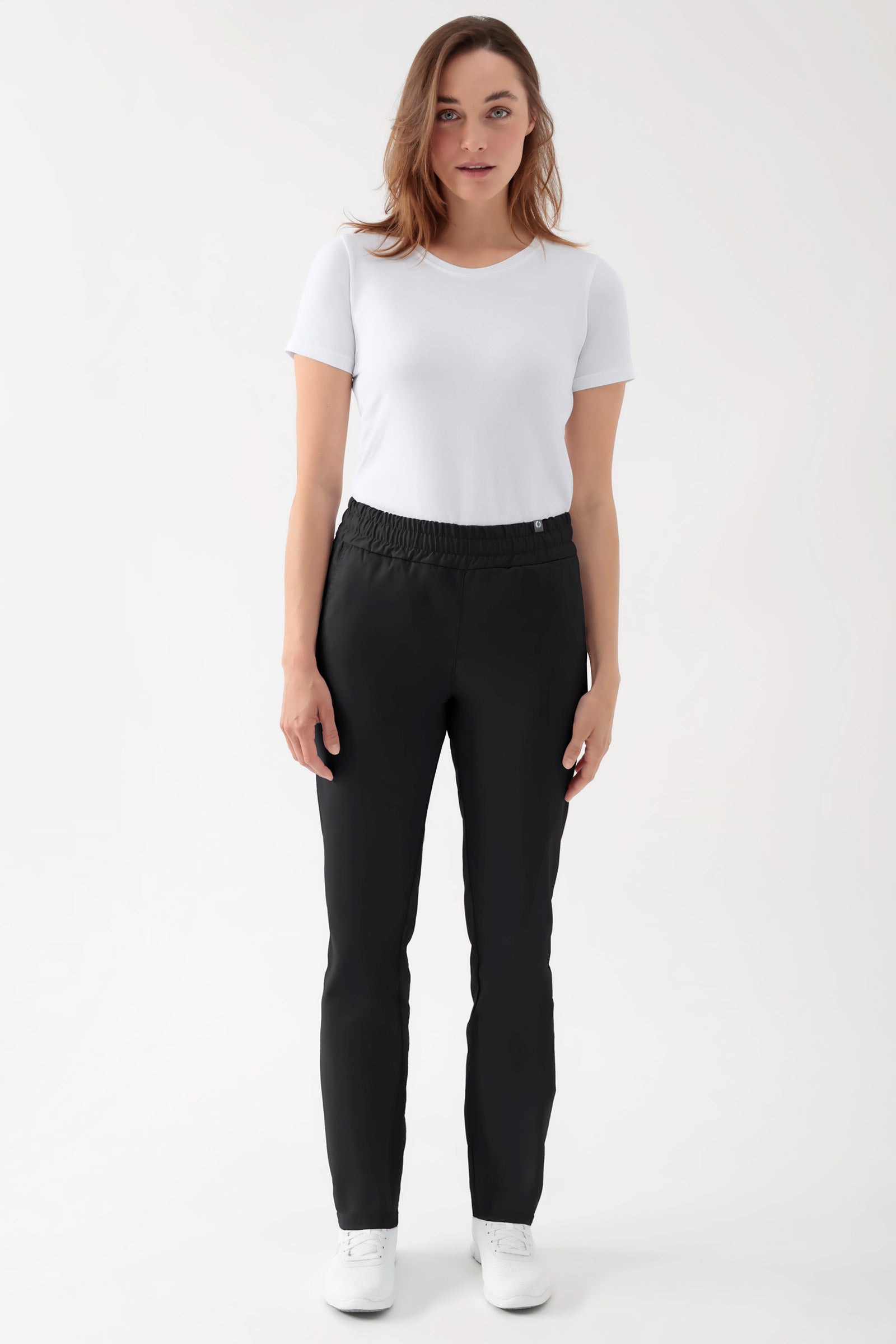 CORE Hose Unisex - hoher Bund schwarz, Vorderansicht 