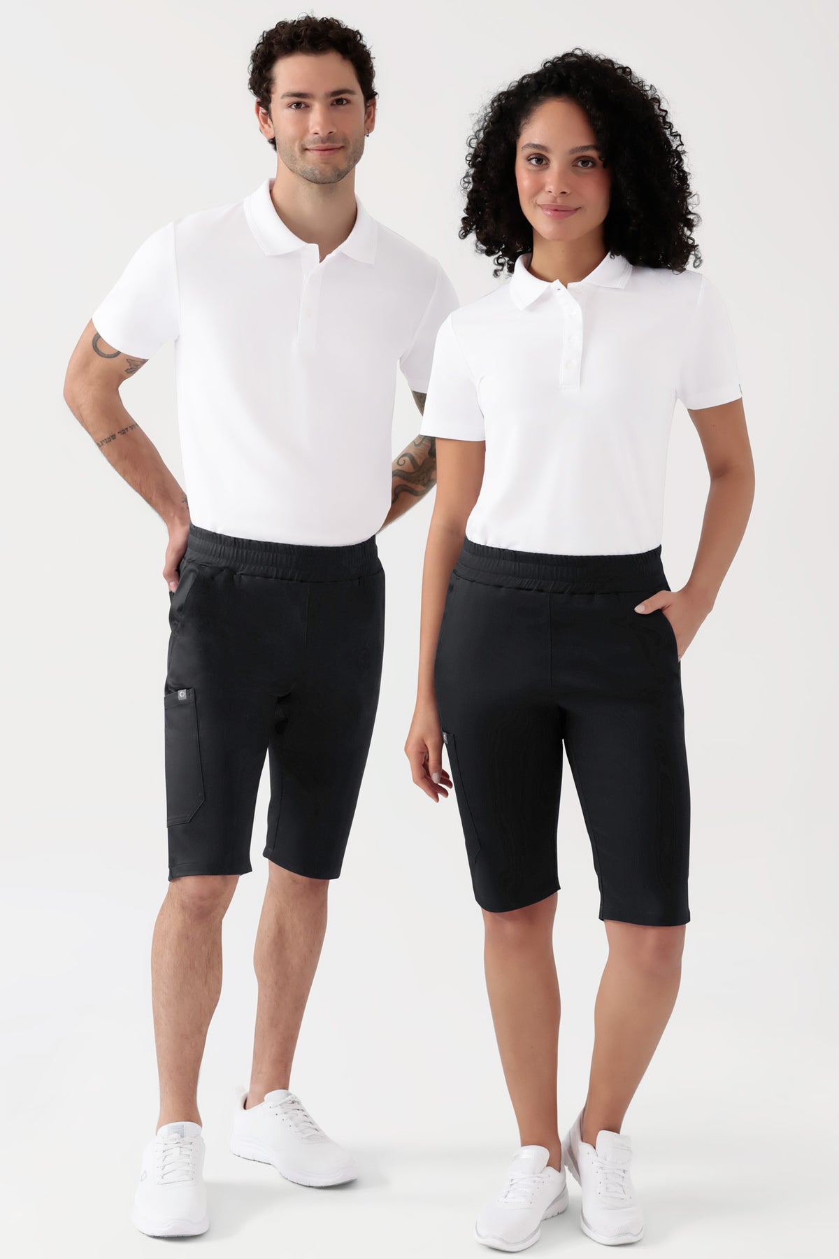 COMFY FLEX Stretch Hose Unisex - Bermuda schwarz, Vorderansicht 