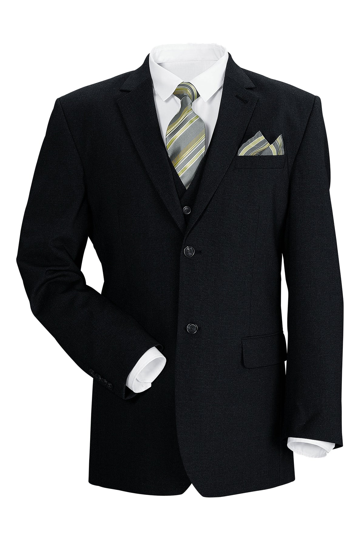 Stretch-Blazer für Herren Schwarz