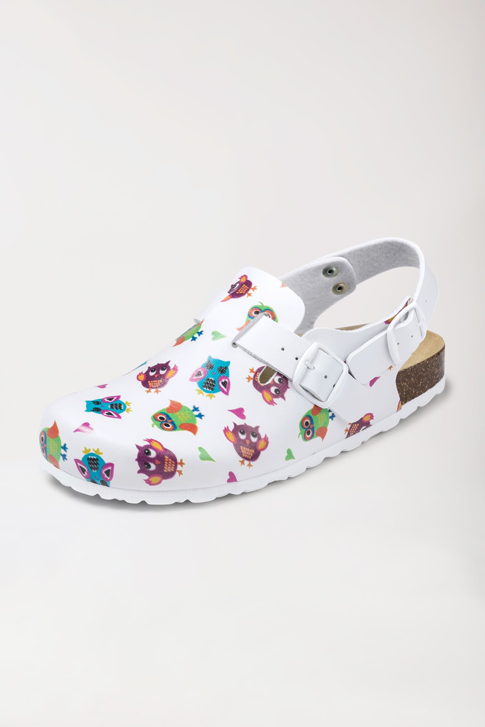 Damen Clog bunt, Vorderansicht 