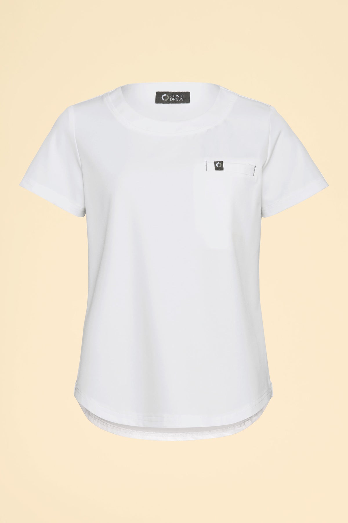 KAERE Shirt Damen - Rundhalsausschnitt weiß, Vorderansicht 