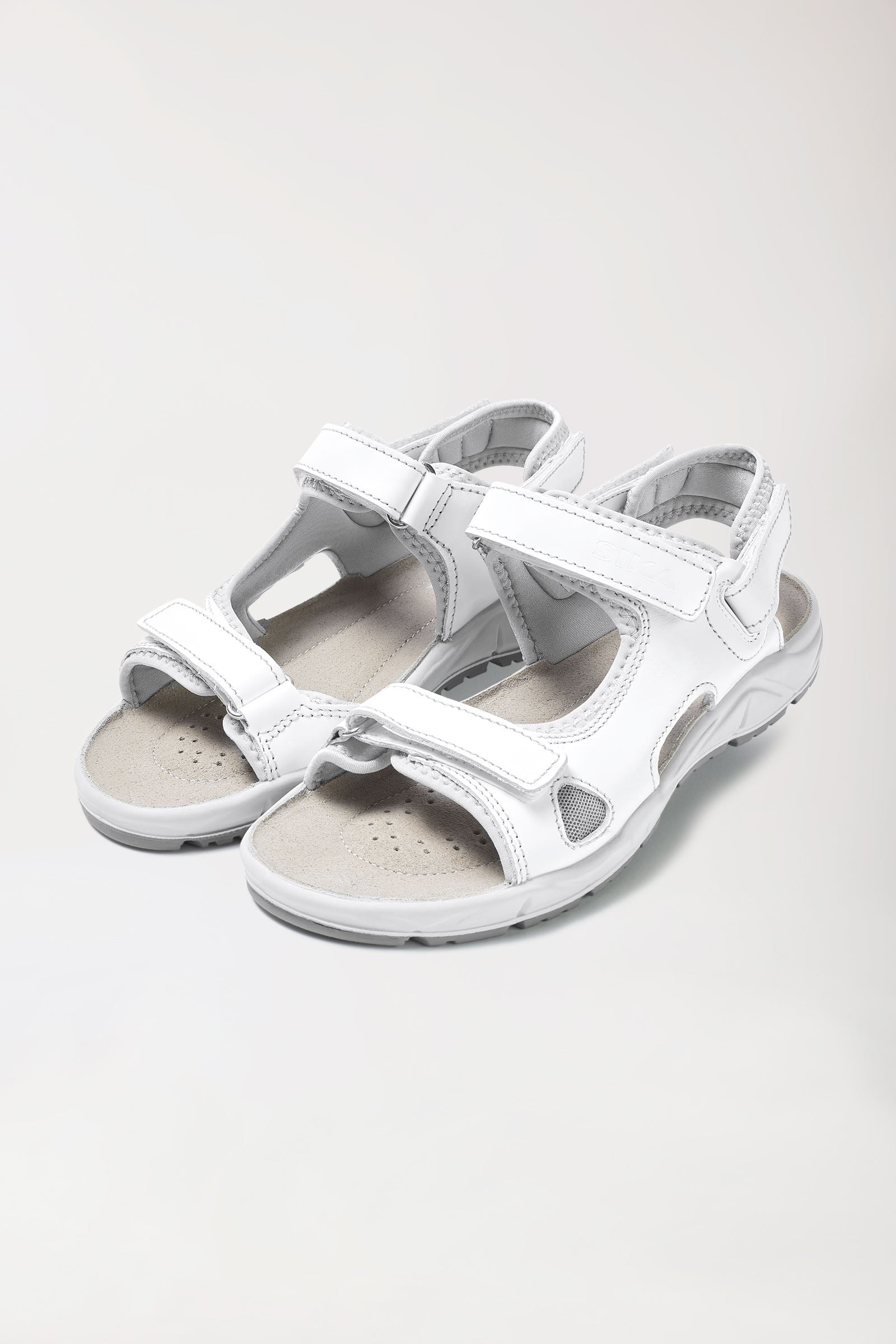 Sandale Weiß Unisex, Vorderansicht 